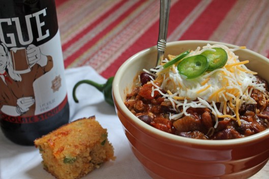 chocolate chili, chili, beer chili, chocolate stout