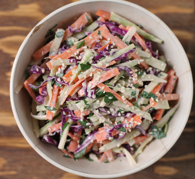 broccoli slaw, broccoli